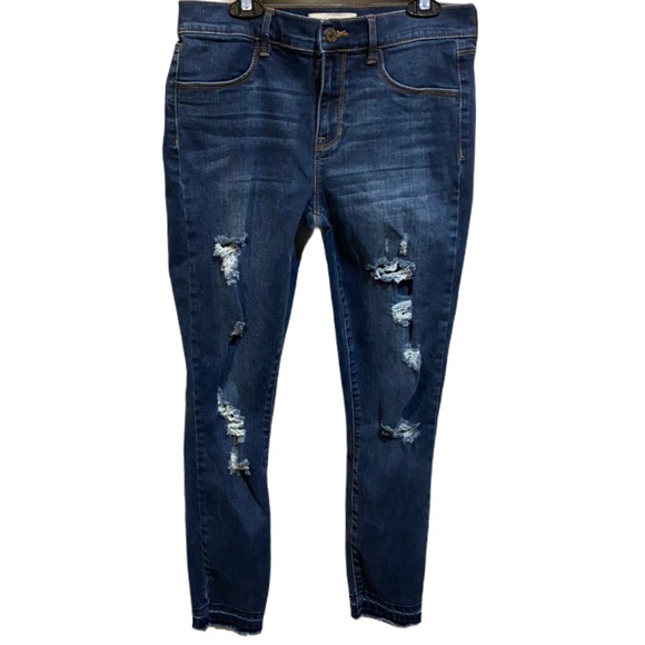 PacSun Denim - PacSun High Rise Distressed Ankle Denim Jeans